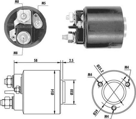 Magneti Marelli 940113050059 - Elettromagnete, Motore d'avviamento www.autoricambit.com