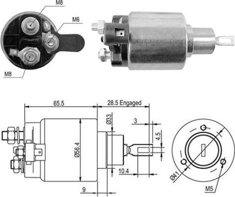 Magneti Marelli 940113050050 - Elettromagnete, Motore d'avviamento www.autoricambit.com