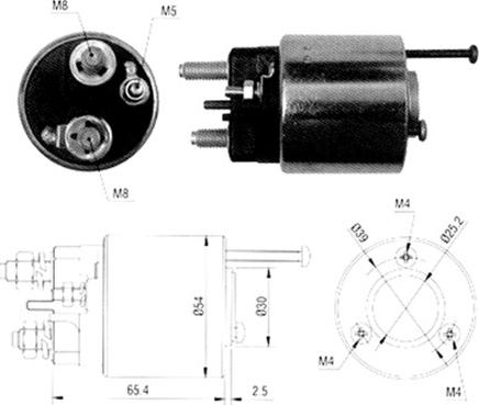 Magneti Marelli 940113050065 - Elettromagnete, Motore d'avviamento www.autoricambit.com