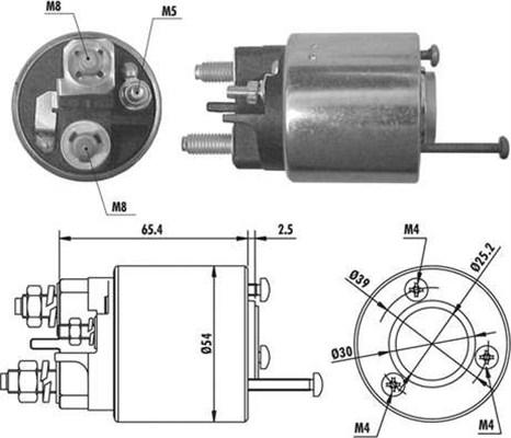 Magneti Marelli 940113050066 - Elettromagnete, Motore d'avviamento www.autoricambit.com