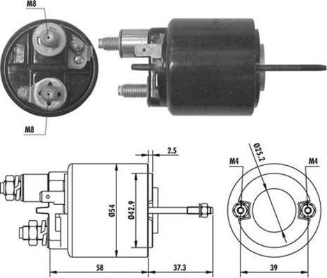 Magneti Marelli 940113050062 - Elettromagnete, Motore d'avviamento www.autoricambit.com