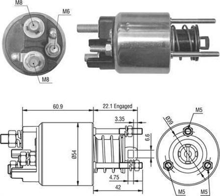 Magneti Marelli 940113050016 - Elettromagnete, Motore d'avviamento www.autoricambit.com