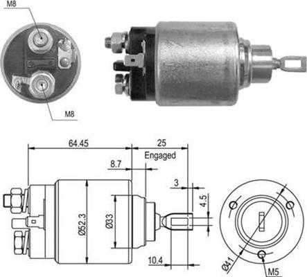 Magneti Marelli 940113050012 - Elettromagnete, Motore d'avviamento www.autoricambit.com