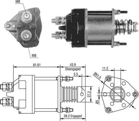 Magneti Marelli 940113050391 - Elettromagnete, Motore d'avviamento www.autoricambit.com