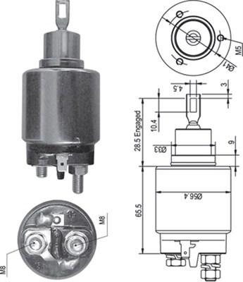 Magneti Marelli 940113050347 - Elettromagnete, Motore d'avviamento www.autoricambit.com