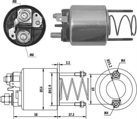 Magneti Marelli 940113050382 - Elettromagnete, Motore d'avviamento www.autoricambit.com