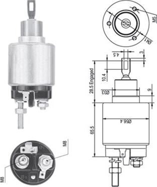 Magneti Marelli 940113050325 - Elettromagnete, Motore d'avviamento www.autoricambit.com