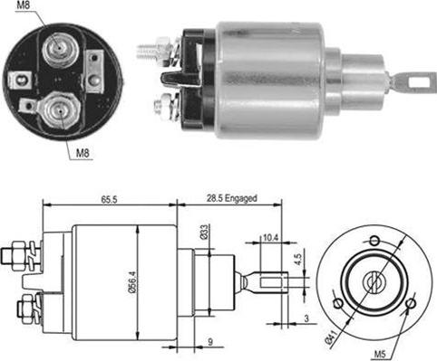 Magneti Marelli 940113050379 - Elettromagnete, Motore d'avviamento www.autoricambit.com