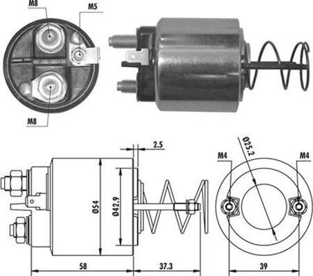 Magneti Marelli 940113050371 - Elettromagnete, Motore d'avviamento www.autoricambit.com