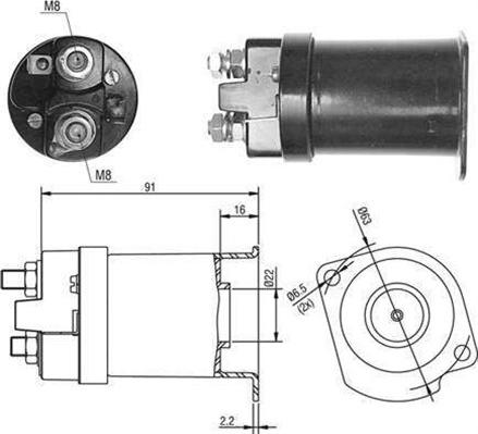 Magneti Marelli 940113050377 - Elettromagnete, Motore d'avviamento www.autoricambit.com