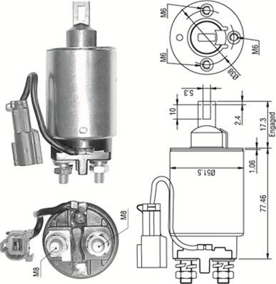 Magneti Marelli 940113050292 - Elettromagnete, Motore d'avviamento www.autoricambit.com