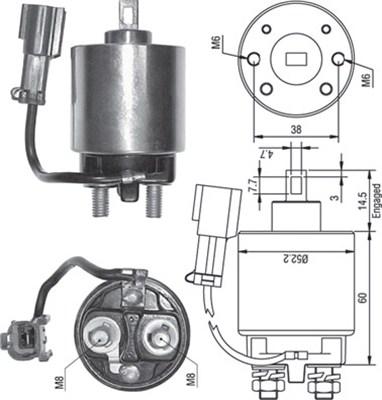 Magneti Marelli 940113050244 - Elettromagnete, Motore d'avviamento www.autoricambit.com