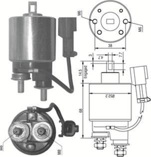 Magneti Marelli 940113050243 - Elettromagnete, Motore d'avviamento www.autoricambit.com