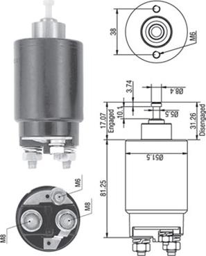 Magneti Marelli 940113050264 - Elettromagnete, Motore d'avviamento www.autoricambit.com