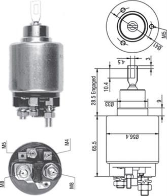 Magneti Marelli 940113050268 - Elettromagnete, Motore d'avviamento www.autoricambit.com