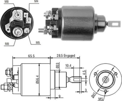 Magneti Marelli 940113050202 - Elettromagnete, Motore d'avviamento www.autoricambit.com