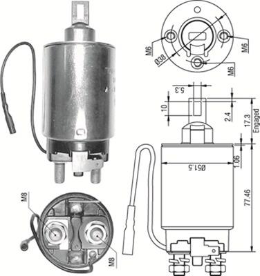 Magneti Marelli 940113050289 - Elettromagnete, Motore d'avviamento www.autoricambit.com