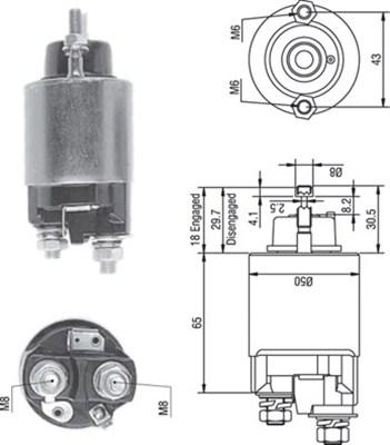 Magneti Marelli 940113050235 - Elettromagnete, Motore d'avviamento www.autoricambit.com