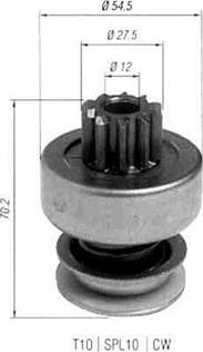 Magneti Marelli 940113020454 - Pignone, Motorino d'avviamento www.autoricambit.com