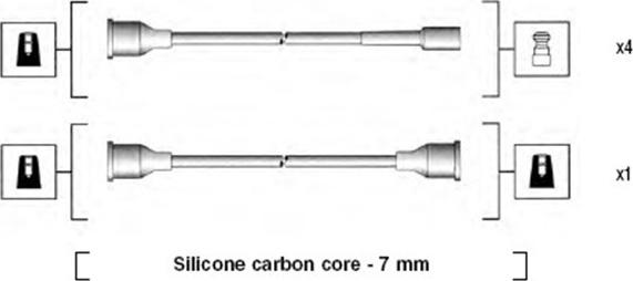 Magneti Marelli 941094290578 - Kit cavi accensione www.autoricambit.com