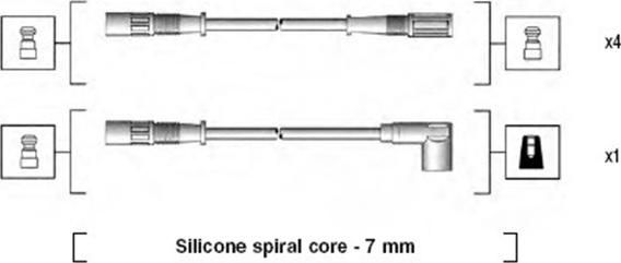 Magneti Marelli 941095470590 - Kit cavi accensione www.autoricambit.com