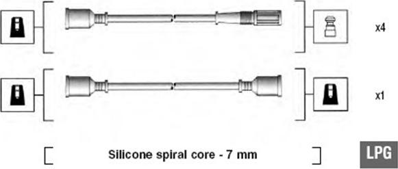 Magneti Marelli 941095580598 - Kit cavi accensione www.autoricambit.com