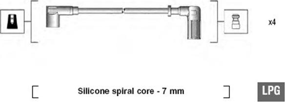 Magneti Marelli 941095680607 - Kit cavi accensione www.autoricambit.com