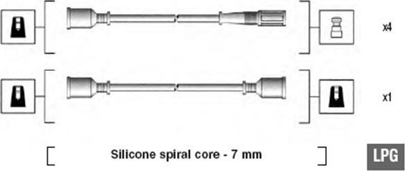 Magneti Marelli 941095000580 - Kit cavi accensione www.autoricambit.com