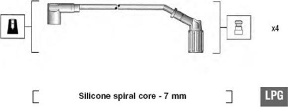 Magneti Marelli 941095700609 - Kit cavi accensione www.autoricambit.com