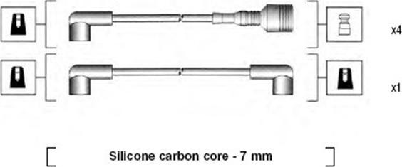 Magneti Marelli 941044140503 - Kit cavi accensione www.autoricambit.com