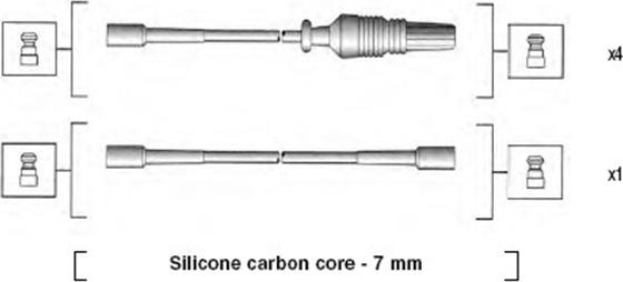 Magneti Marelli 941085140566 - Kit cavi accensione www.autoricambit.com