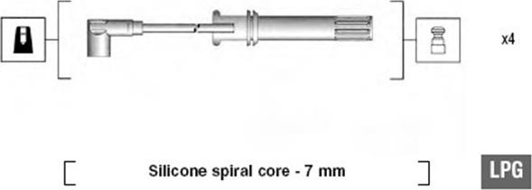 Magneti Marelli 941105160640 - Kit cavi accensione www.autoricambit.com