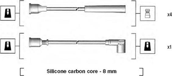 Magneti Marelli 941185050766 - Kit cavi accensione www.autoricambit.com