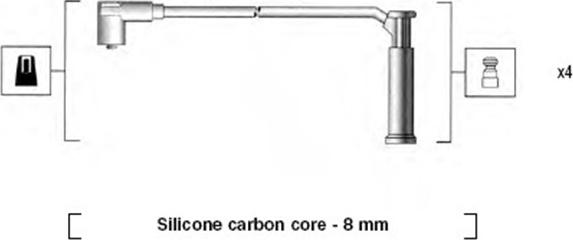 Magneti Marelli 941185340786 - Kit cavi accensione www.autoricambit.com