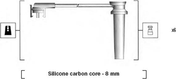 Magneti Marelli 941185370788 - Kit cavi accensione www.autoricambit.com