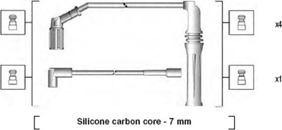 Magneti Marelli 941135170704 - Kit cavi accensione www.autoricambit.com