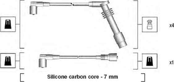 Magneti Marelli 941125380688 - Kit cavi accensione www.autoricambit.com