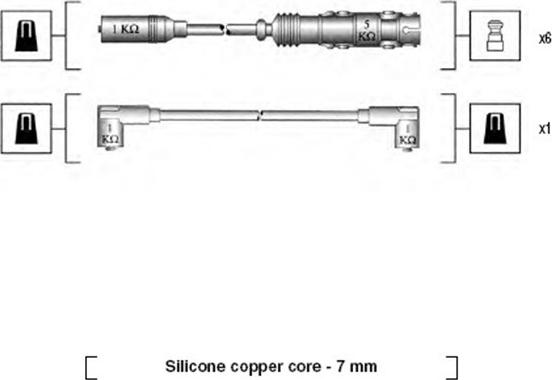 Magneti Marelli 941175180759 - Kit cavi accensione www.autoricambit.com