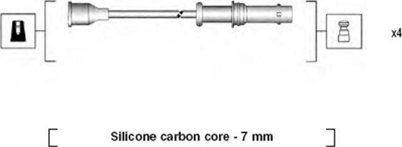 Magneti Marelli 941355020920 - Kit cavi accensione www.autoricambit.com