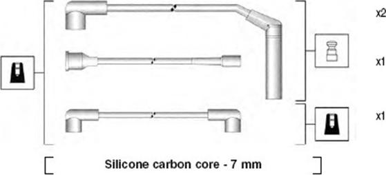 Magneti Marelli 941365060929 - Kit cavi accensione www.autoricambit.com