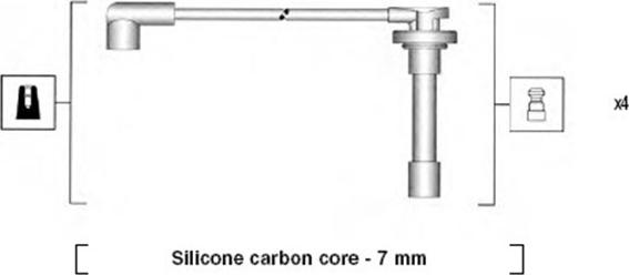 Magneti Marelli 941315020889 - Kit cavi accensione www.autoricambit.com