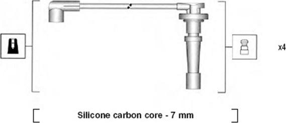 Magneti Marelli 941315070894 - Kit cavi accensione www.autoricambit.com