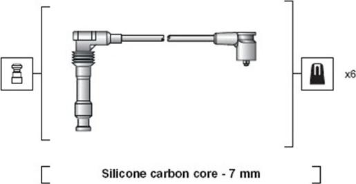 Magneti Marelli 941318111050 - Kit cavi accensione www.autoricambit.com