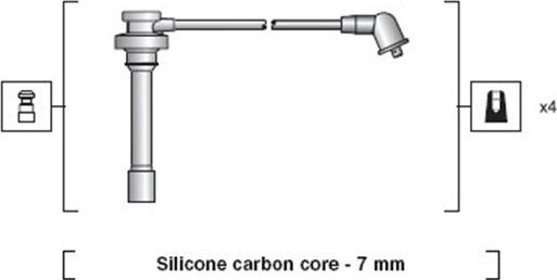 Magneti Marelli 941318111089 - Kit cavi accensione www.autoricambit.com