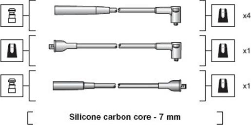 Magneti Marelli 941318111037 - Kit cavi accensione www.autoricambit.com