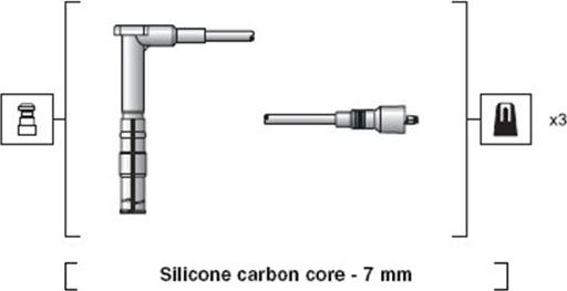 Magneti Marelli 941318111146 - Kit cavi accensione www.autoricambit.com