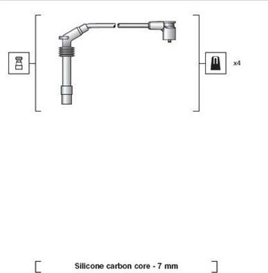 Magneti Marelli 941318111159 - Kit cavi accensione www.autoricambit.com