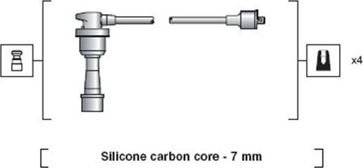 Magneti Marelli 941318111183 - Kit cavi accensione www.autoricambit.com