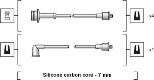 Magneti Marelli 941318111175 - Kit cavi accensione www.autoricambit.com