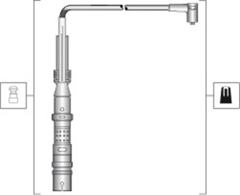 Magneti Marelli 941318111298 - Kit cavi accensione www.autoricambit.com